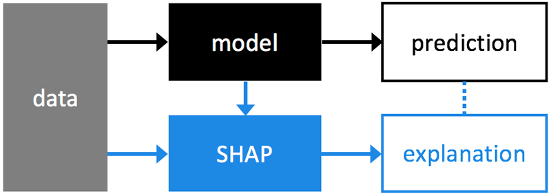 SHAP 在数据分析过程中所处的位置